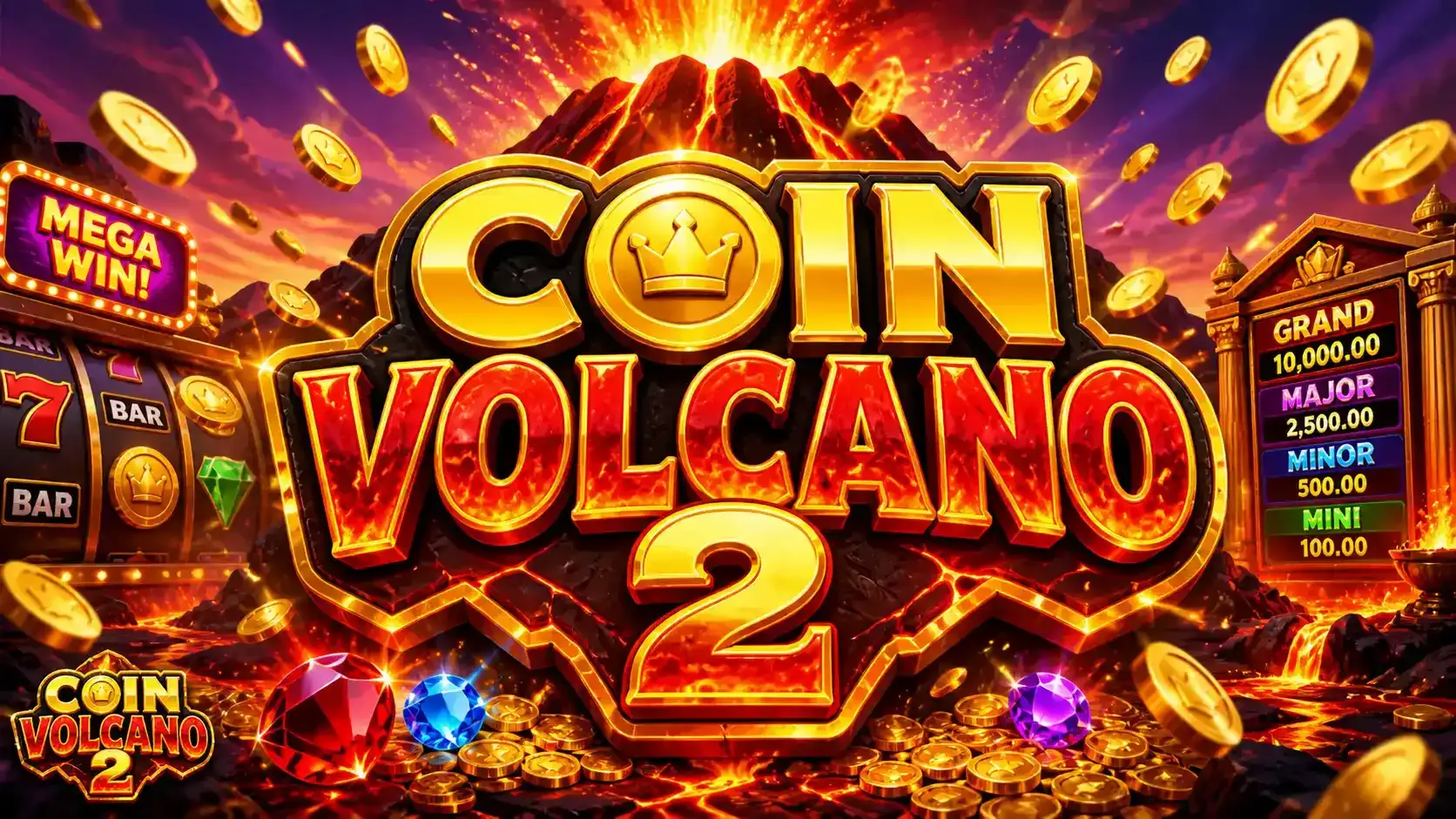 До 100% на депозит в Coin Volcano